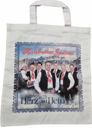 Baumwolltasche Herz und Heimat