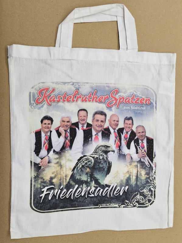 Baumwolltasche Friedensadler