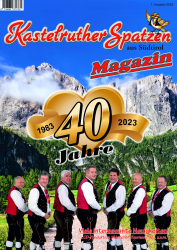 Kastelruther Spatzen Magazin  Abo 2023